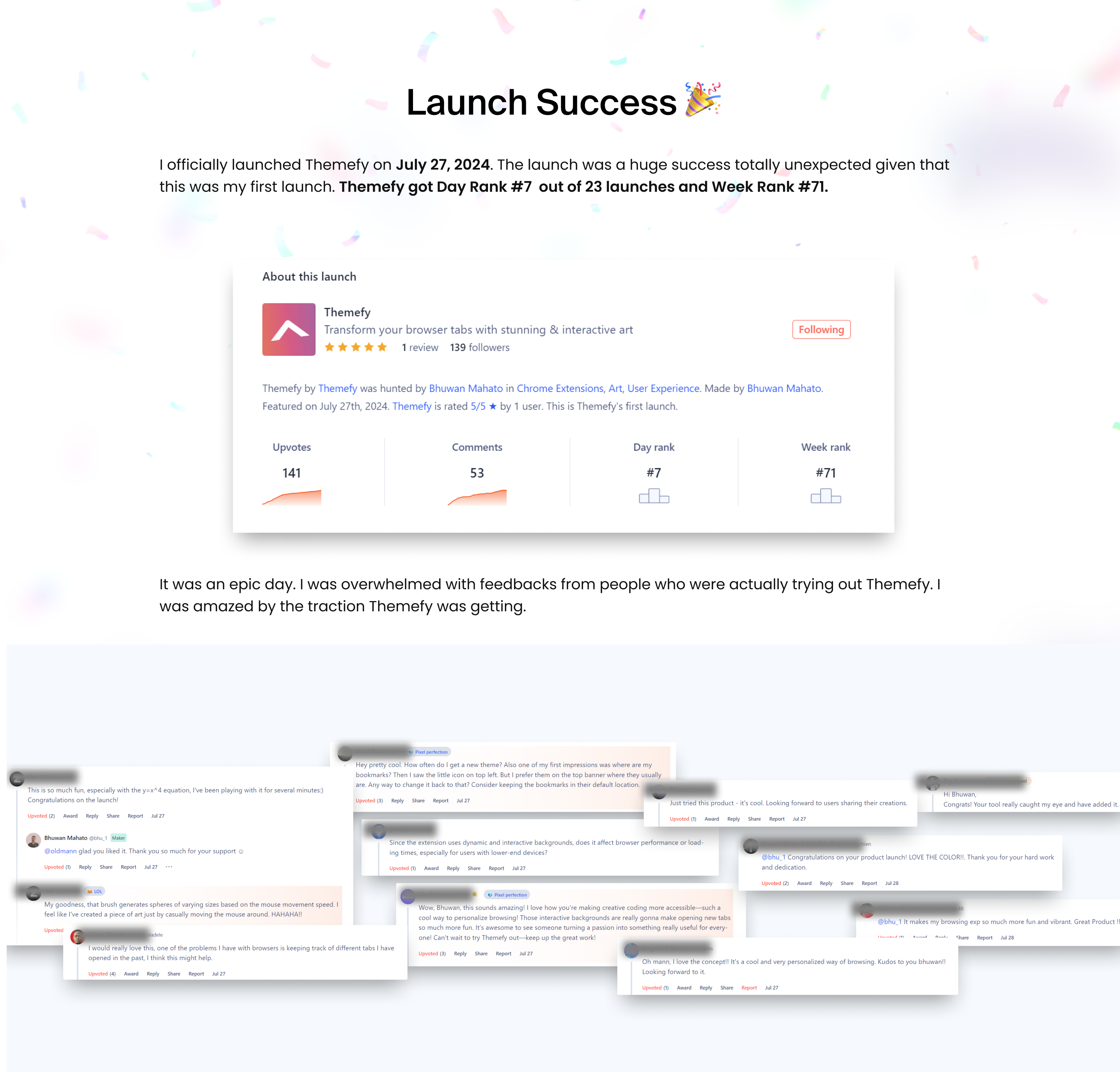 Launch 1